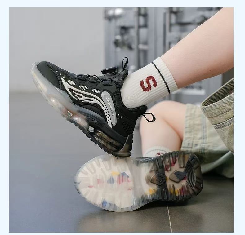 Durable & Slip-Resistant Outdoor Sports Shoes with Easy Dial Closure – Stylish, Comfortable, Windproof & Water-Resistant, Perfect for Kids