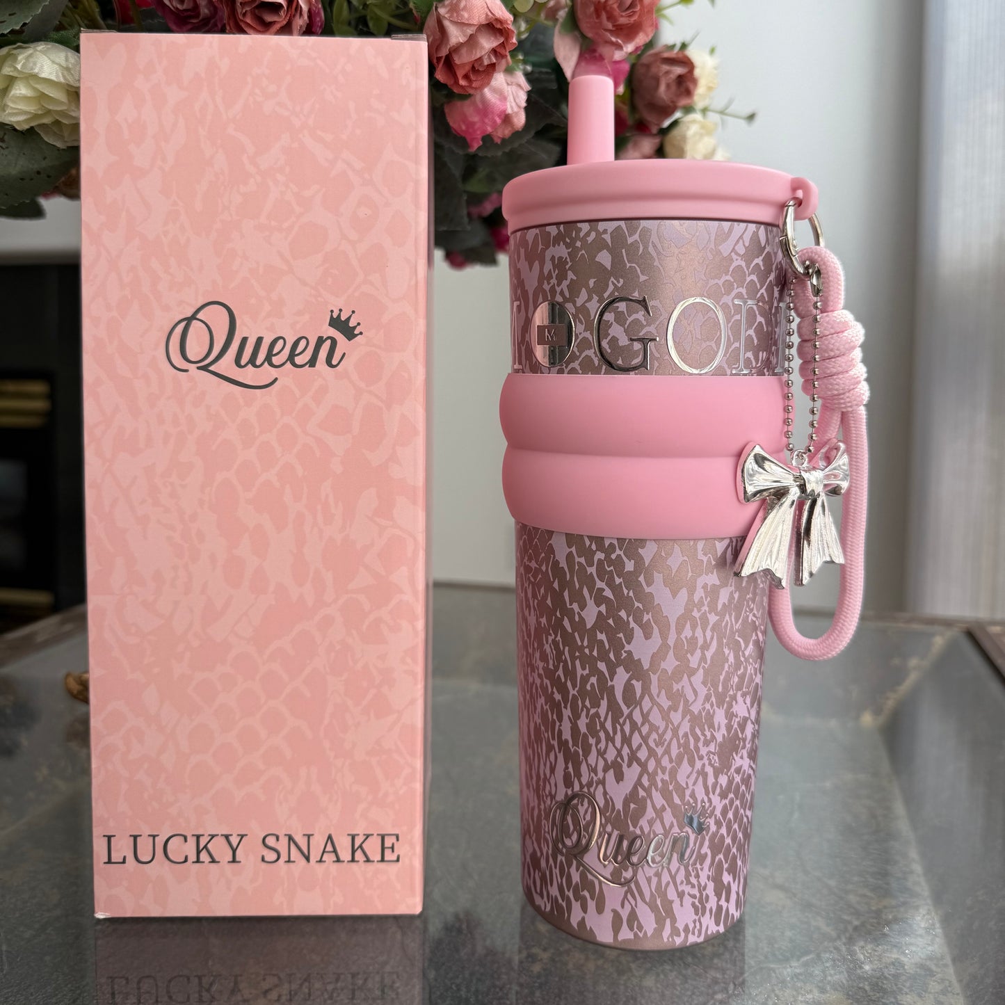 710ML Stainless Steel Tumbler with Straw