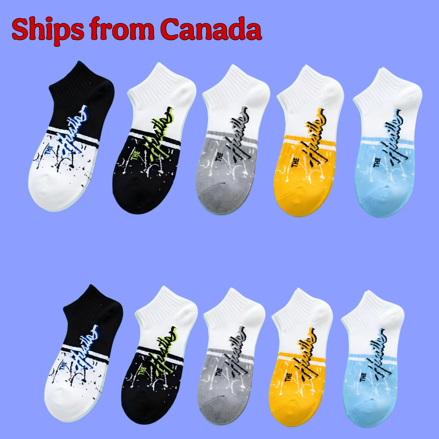 10 Pairs of Men’s Casual Socks