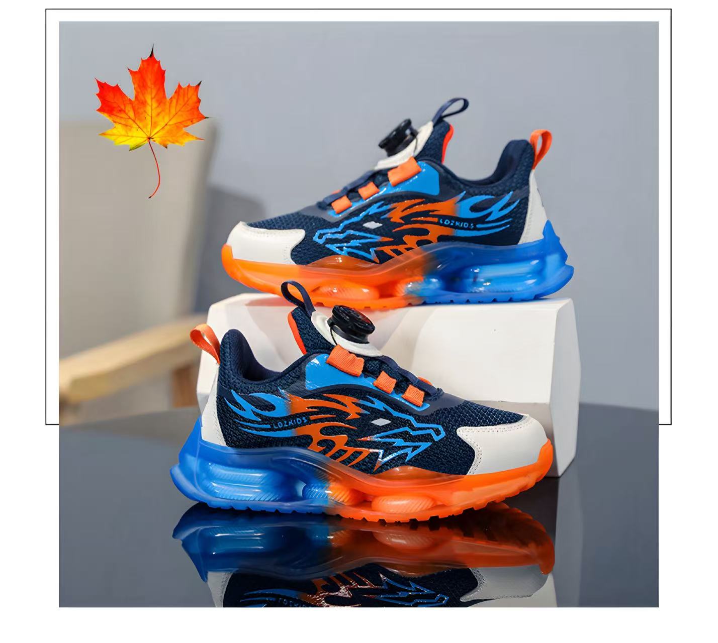 Kids Lightweight Breathable Sneakers – Cushioned Running Shoes