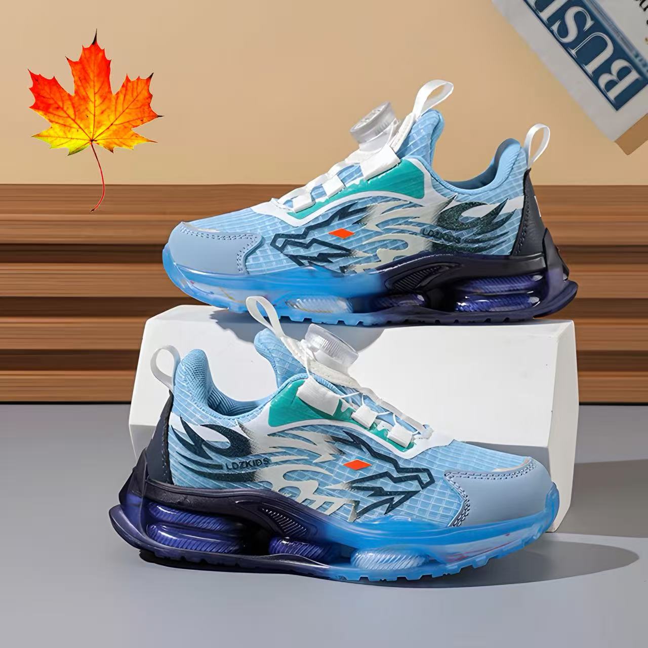 Kids Lightweight Breathable Sneakers – Cushioned Running Shoes