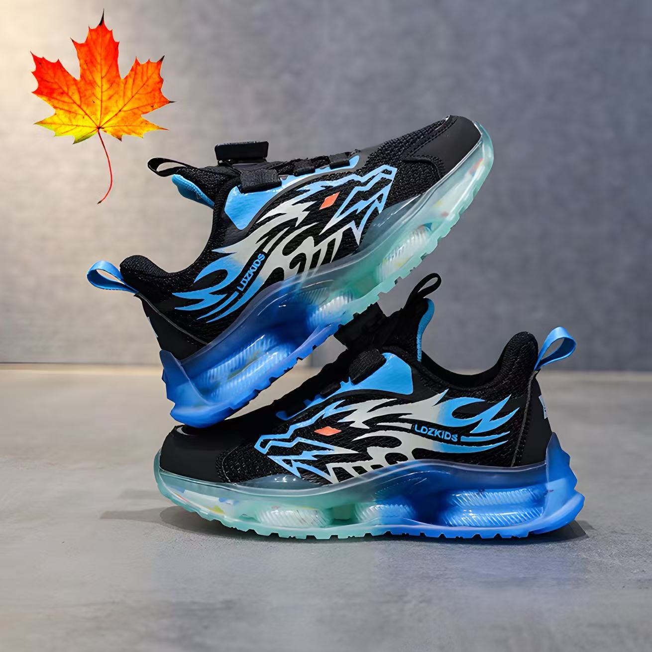 Kids Lightweight Breathable Sneakers – Cushioned Running Shoes