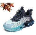 Teen Athletic Sneakers with Rotary Button Closure – Water-Resistant, Windproof, High-Elastic Comfort