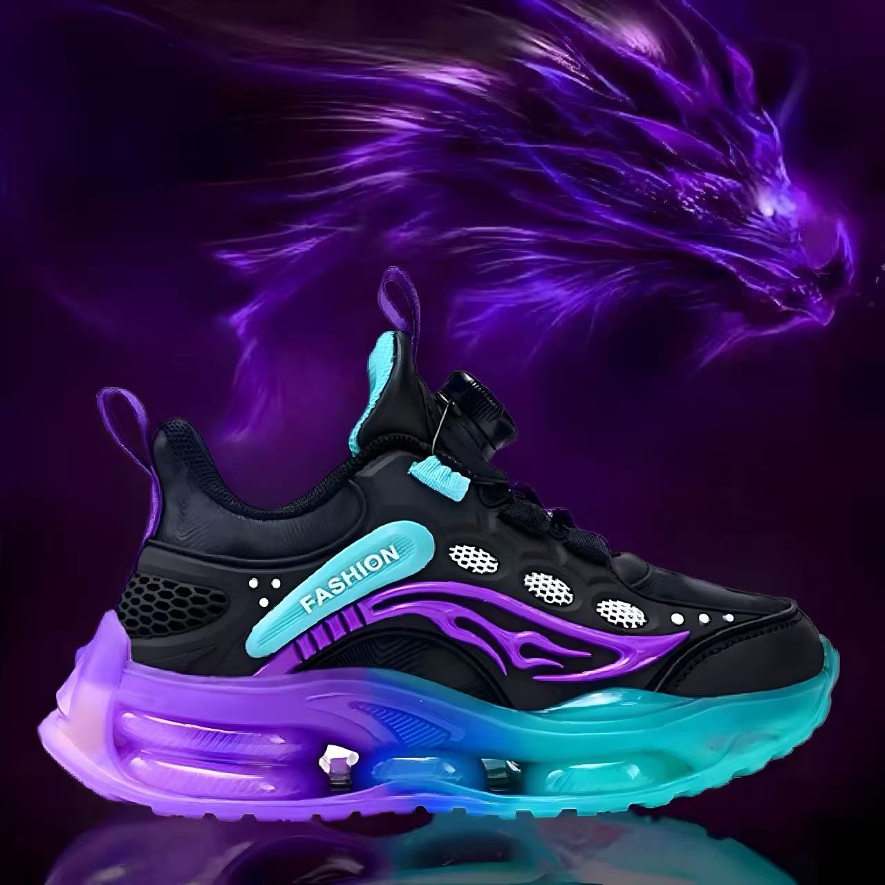 Durable & Slip-Resistant Outdoor Sports Shoes with Easy Dial Closure – Stylish, Comfortable, Windproof & Water-Resistant, Perfect for Kids