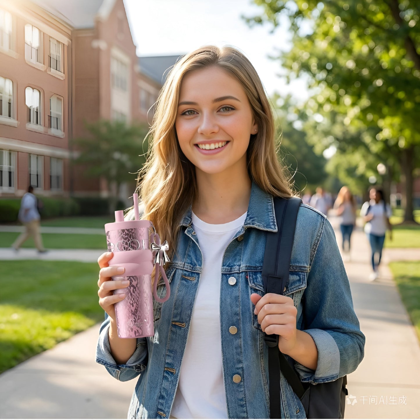 710ML Stainless Steel Tumbler with Straw