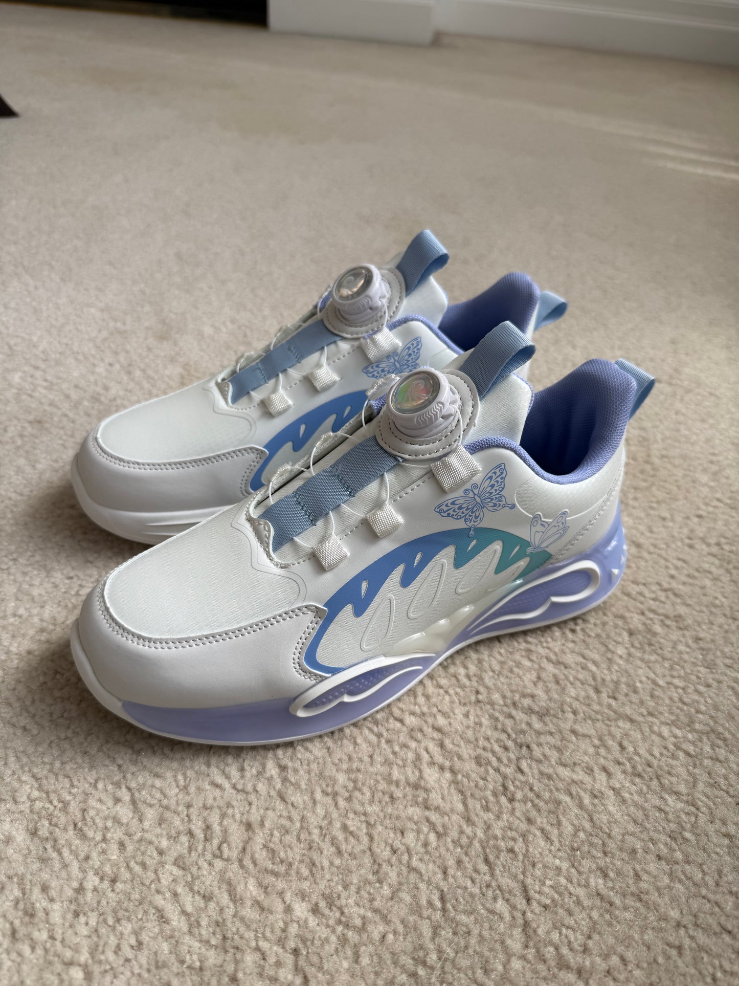 Kids BOA Dial Sneakers – Lightweight Non-Slip Athletic Shoes for Girl