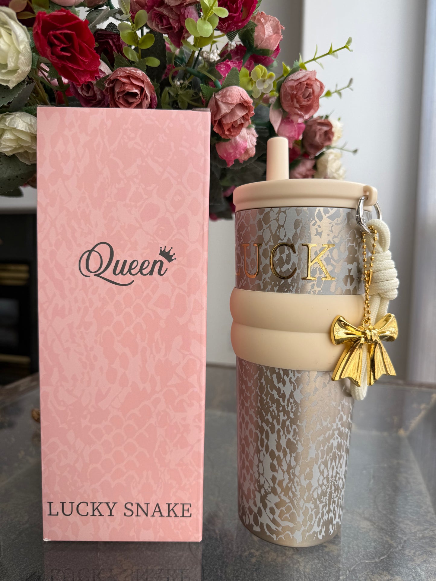 710ML Stainless Steel Tumbler with Straw