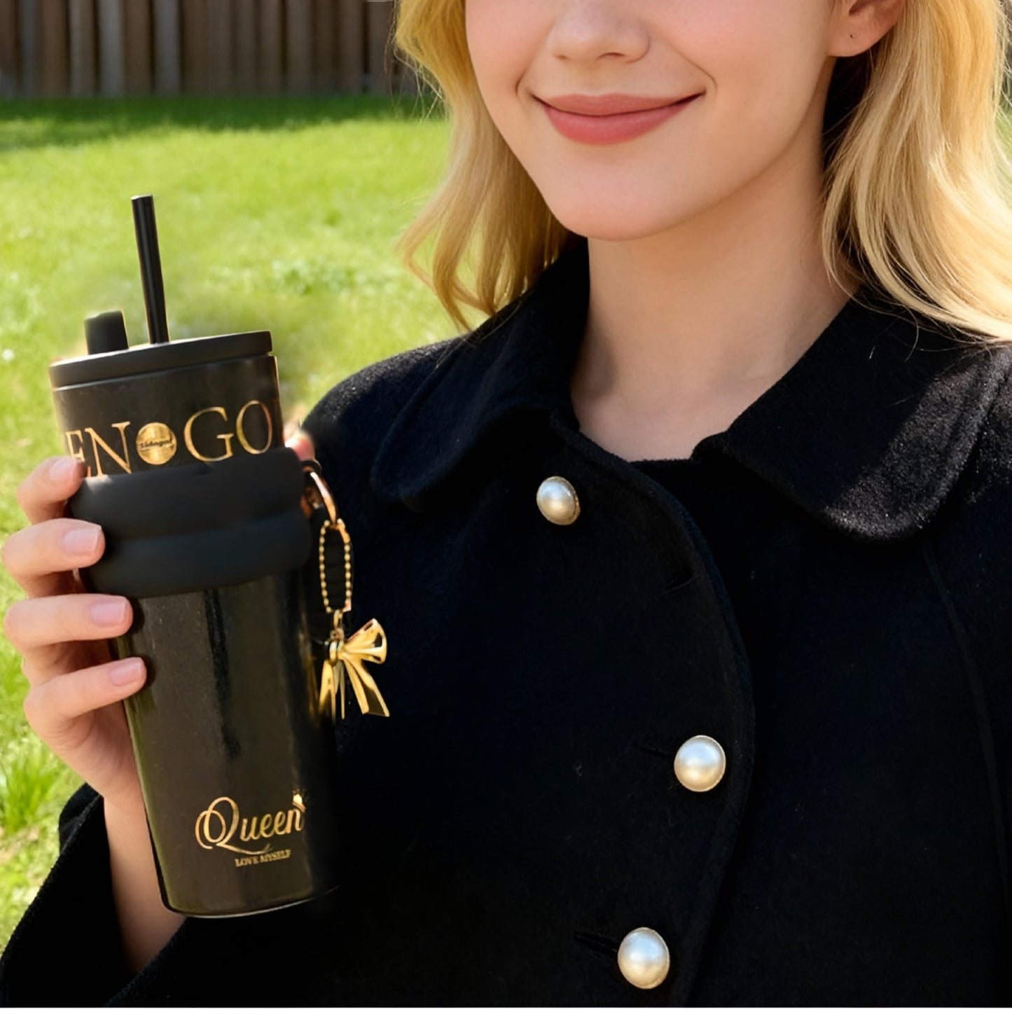 710ML Stainless Steel Tumbler with Straw